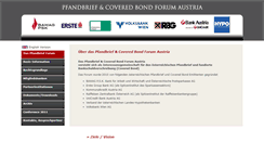 Desktop Screenshot of pfandbriefforum.at
